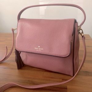 Kate Spade pink and Plum leather shoulder/crossbody bag